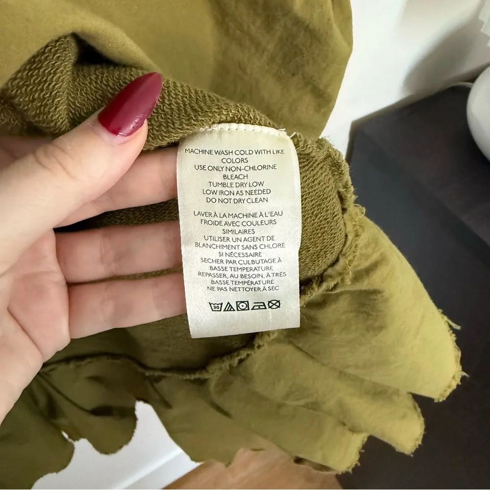 Free People - Button-Up Sweatshirt - Grape Leaves - Picture 7 of 10